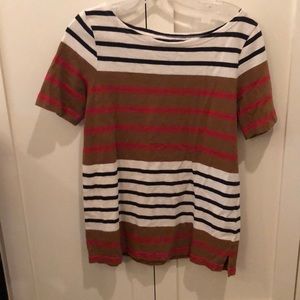 Multicolored striped Madewell shirt